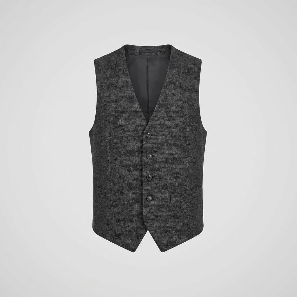 Gilet anthracite — Le Boulevard Mode Masculine