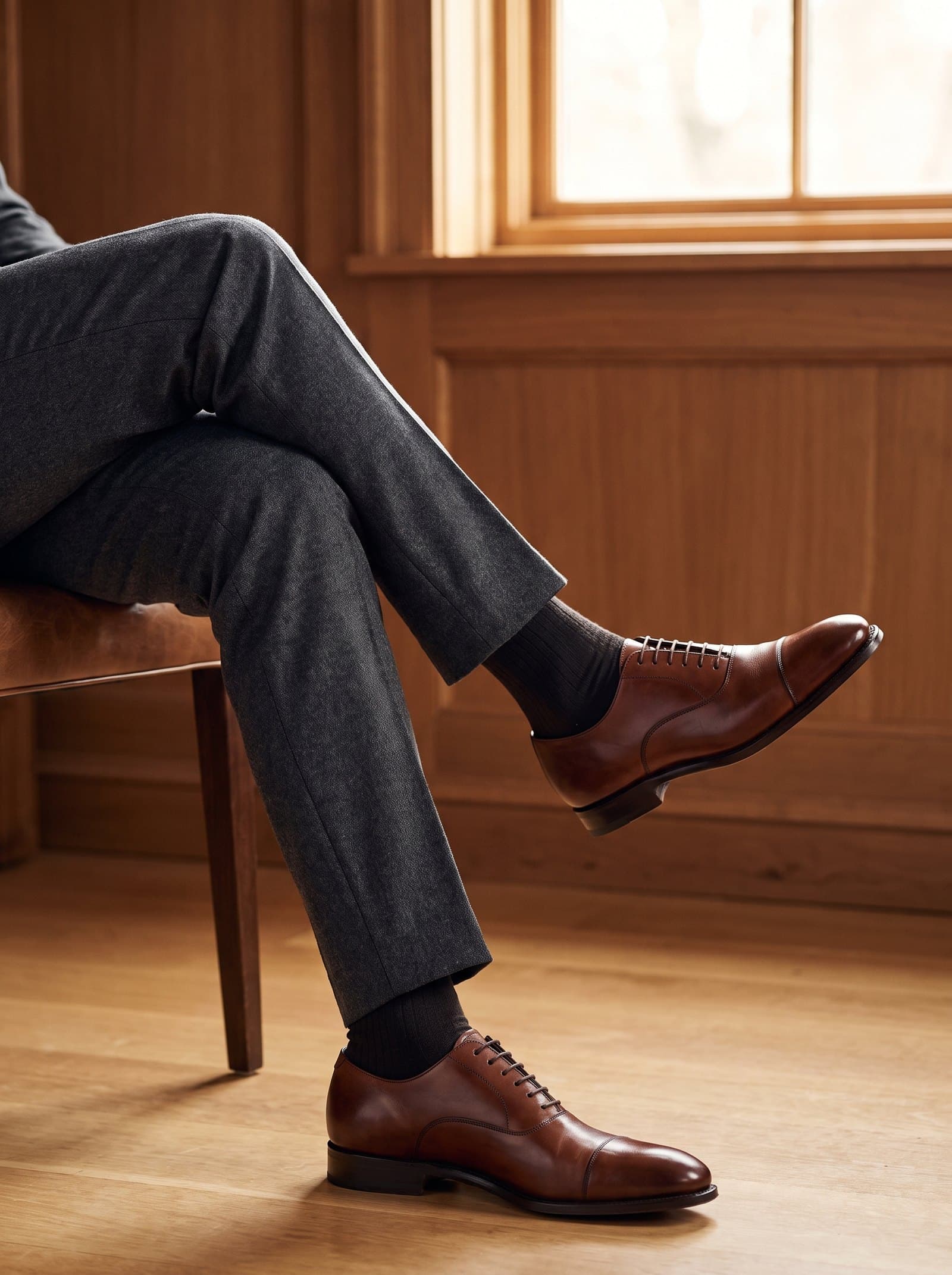 Oxfords bruns — Le Boulevard Mode Masculine