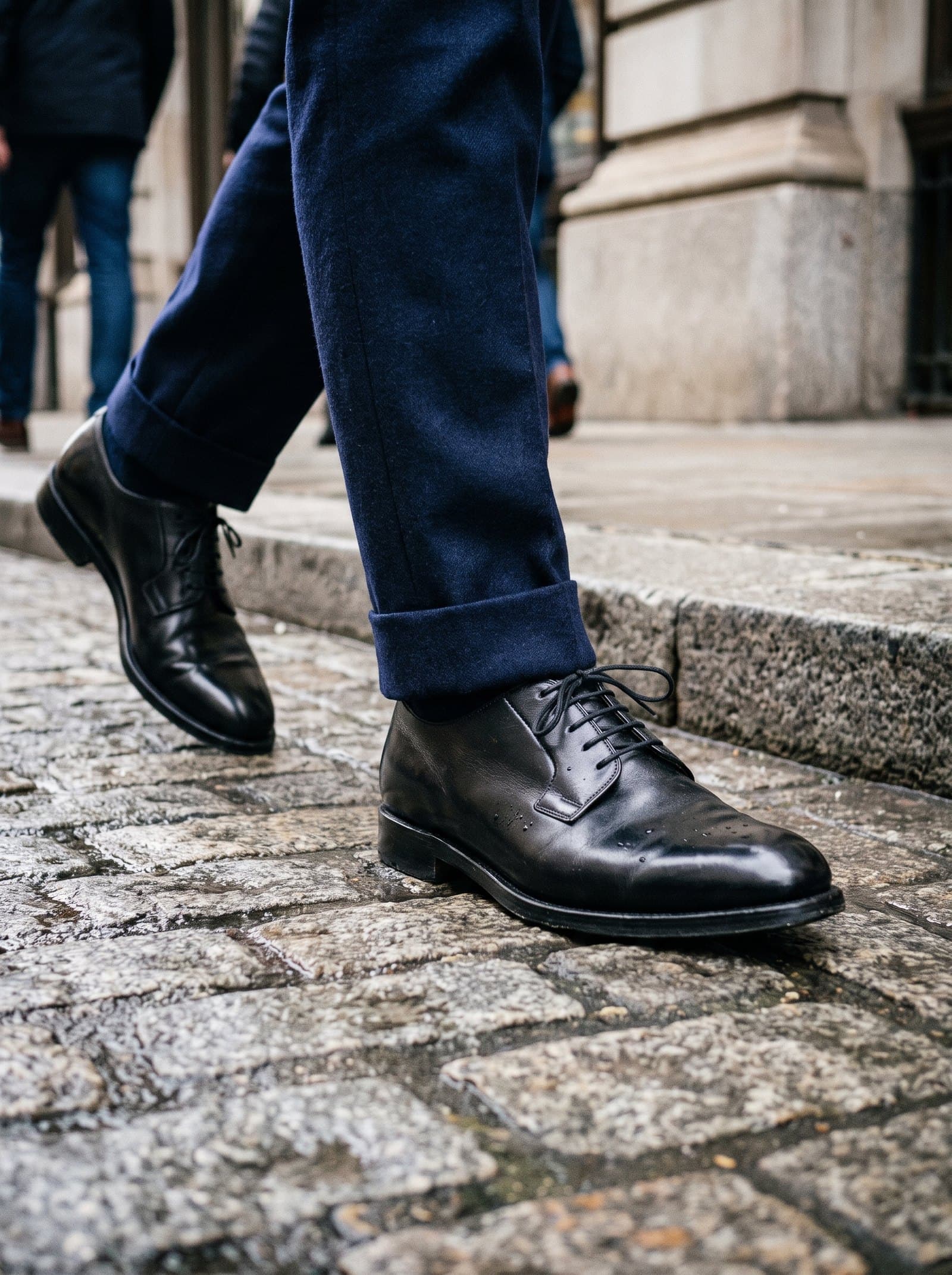 Derbies noirs — Le Boulevard Mode Masculine
